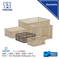 6001 / 6002 / 6003 / 6005 / 6013 0.7Ltr - 4Ltr Stackable Multipurpose Tray - Century