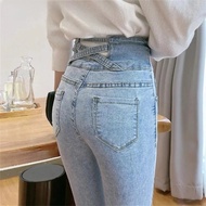 Velana Xelana Teenage Girls Pants Loose Pants Long Jeans Highwaist Jeans Clna Culottes TrendyWanita 