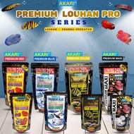 Fish FOOD - New Product - AKARI PREMIUM RED LOUHAN PRO 100 gr / 40 gr Channa Chiclid Predator OSCAR 