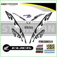 ▧ ▫ ❐ CLICK 125 V2 VARIO NEW FIRE DECALS