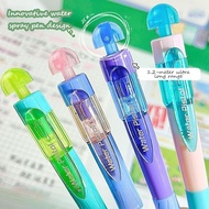 New Twist Neutral Pen Rotating Water Spray Pen High Decompression Quick-drying Tricky Pen Value C3y4
