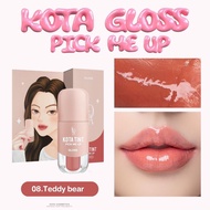 Kota Gloss Pick me up  ลิปกรอสโคทา 8 เฉดสี ลิปกลอสฉ่ำวาว ติดทน บางเบาไม่เหนียวไม่เหนอะ 2.5g.