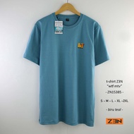 CHANGE Z3N/ MEN'S SHORT-SLEEVED T-SHIRT ZN15385 TEALbiru