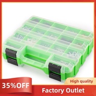 Small Parts Organizer, 34-Compartments Double Side Parts Organizer, Double Side Tools Box Screw Orga
