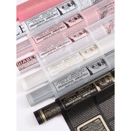 SUPPLYFLORIST - (5 SHEETS) CELLOPHANE PAPER NEWSPAPERS COLOUR WATERPROOF CELLOPHANE FLOWER BOUQUET P