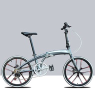 Germany HITO Brand 22Inch Folding Bike Ultra-light Portable Folding Bike Disc Brake Student Bicycle 