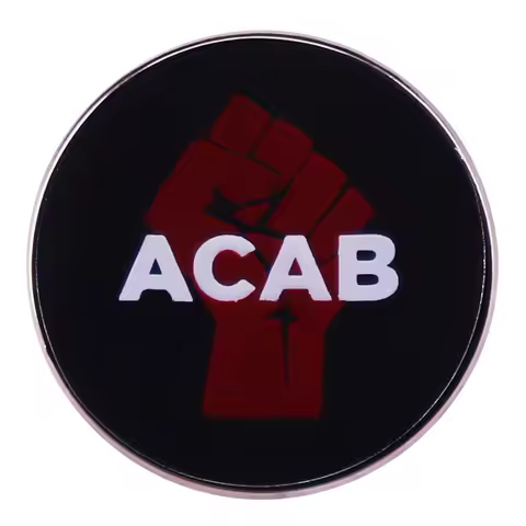 1312 ACAB All Cops Are Bastards Enamel Pin Badge Backpack Decoration Jewelry