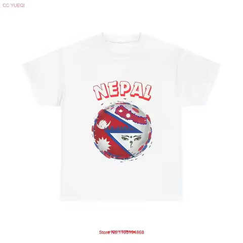 Men Nepali White Flag T Shirt Design Heavy Cotton and Nepal vintage Washed Comfortable Soft Versatil