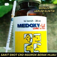 Medoxy LA 10ML / 5ML Obat Ngorok Ayam Obat Pilek Ayam Obat Snot Ayam Obat Ayam Sakit