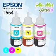 Epson Original Refill Ink T664 (Cyan,Magenta & Yellow)