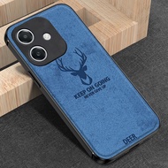 DEER OPPO A3 Case A3X/ A5I/ Canvas Motif Casing Cover