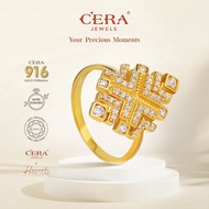 CERA 916 Gold Bunga Bintang Ring CR9018-F X Hannah Delisha