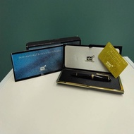 真品 萬寶龍 MONTBLANC MEISTERSTUCK No146 4810 鋼筆 14K 筆尖 黑金 F尖 盒單齊 收藏未上墨