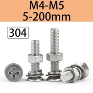 M4 M5 Flat Head Screw Nut+Flat Head Screw Nut Accessories
