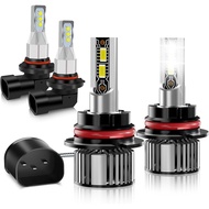 9007 Light Bulbs and 9145 Fog Lights, 600% Brightness Fit for Ford F150 (1997-2003) Replacement Bulb