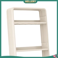 [HellerySG] Bathroom Storage Rack Makeup Cosmetic Shelf No Drilling 3 Tier with Drawers Bathroom Shelf Organizer for Kitchen Bathroom Hotel