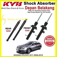 NISSAN SYLPHY G11 2008-2014 KYB / KAYABA  SHOCK ABSORBER SET