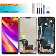 For LG G7 ThinQ LCD Display Touch Screen Digitizer Assembly With Frame G710 Display For LG G7 Screen Replacement Repair Parts