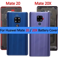 For Huawei mate20 Mate 20 X Battery Glass Back Cover Case for Huawei Mate 20 X Battery Housing Cover