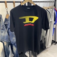 DIESEL Diesel thường ngày cho nam nữ cổ tròn ngắn tay áo phông dành cho nam và nữ