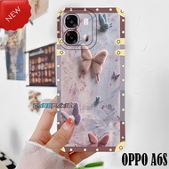 HP Case OPPO A6s - A6x - A6T - A6 - A6T Pro Latest Aesthetic butterfly Frame motif