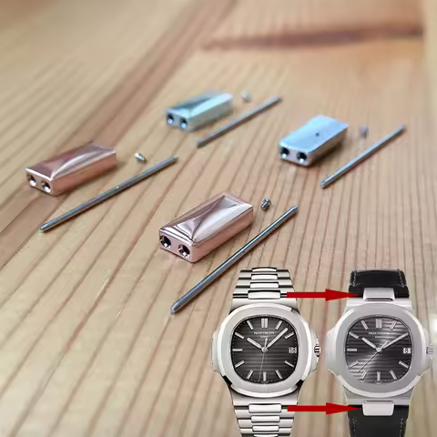 5711 watch conversion kit for PP Patek Philippe Nautilus 40mm 5712 watch steel band change into leat