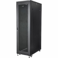 StarTech.com 4-Post 42U Server Rack Cabinet, 19" Data Rack Cabinet for IT Equipment Mount, Full Size