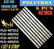 BACKLIGHT TV LED 40INCH POLYTRON PLD-40T552-PLD-40D552-PLD-40T555-PLD-40D555 BACKLIGHT TV 40INCH