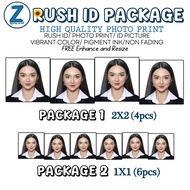 RUSH ID PHOTO PRINT/ ID PICTURE (NON FADING) 1X1, 2X2, PASSPORT SIZE