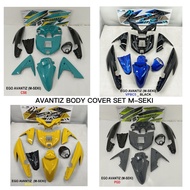 YAMAHA EGO AVANTIZ BODY COVER SET + STICKER M-SEKI YELLOW BLACK BLUE CS6 GREY MATT BLACK COVER SET A