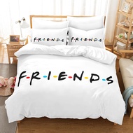 3D friends Sets Duvet Cover Set With Pillowcase Twin Full Queen King Bedclothes Bed Linen