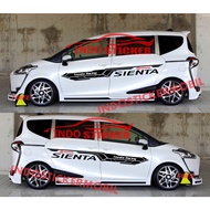 Latest toyota sienta car sticker, cool toyota sienta car sticker