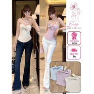 ALI Pastel Standard Shaping Corset Cup Bra, Bodycon Shape, Curve-Floating Chic Lady Style