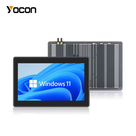 13.3 Inch Embedded Panel PC All in One Capacitive Touch PC Win OS RS232 RJ45 Screen IP65 waterproof 