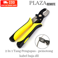 Tang potong kupas KAKATUA 8 INCH Kawat Pengupas Kabel Crimper Pengupasan Cutter Baja Mangan Listrik Alat Potong Kabel