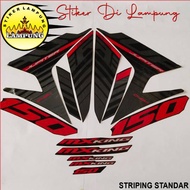 HITAM Striping yamaha mx king 150 2015 Black list body Standard Best Quality