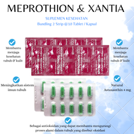 Meprothion 1 Box + 1 box Xantia | Lglutathione 500mg + Astaxanthine 4mg