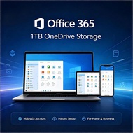 Microsoft Office 365 Subscription 12 Months | 1TB OneDrive Storage Word Excel PowerPoint Outlook