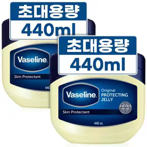 Vaseline Pure Jelly Large Capacity 440ml (2 bottles) Body Lotion, Lip Balm, Hand Cream