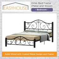 Omni Bed Frame (Metal and Wood) | Bedroom | Available in Queen Size only