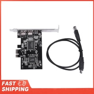 1394a controller card firewire controller card PCI-E PCI Express FireWire 1394a IEEE 1394 Controller