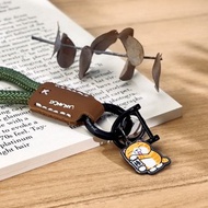 白爛貓蛇麼攏賀系列-真的很棒皮革鑰匙圈