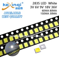 (100pcs) White SMD LED 2835 1W 0.2W 0.5W 3V 6V 9V 18V 36V 60MA 80MA 150MA 30MA Light Emitting Diode