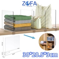 Acrylic Wardrobe Divider Transparent Wardrobe Shelf Divider Multipurpose Wardrobe Divider Bookcase D