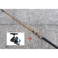 ชุดสปินนิ่ง 7ฟุต 2ท่อน พร้อมรอก 200s