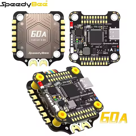 SpeedyBee F405 V4 BLS 60A 30x30 FC ESC Stack F405 V4 BetaFlight(Default) INAV FC & BLS 60A 3-6S 4-in