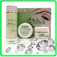 EL-SHA skincare / Cream Pemutih dan Pencerah Wajah / FLEK Dan Jerawat-BPOM / 100% Aman Tanpa Pengelupasan Kulit