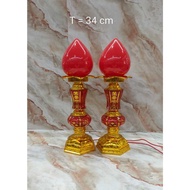 Altar prayer lamp - LED - sien to - 34.5 cm / 10 inch - 8625 - (h)