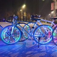 Cycling Bike Safety Reflector Mount Wheel Rim Spoke Warning Light Strip