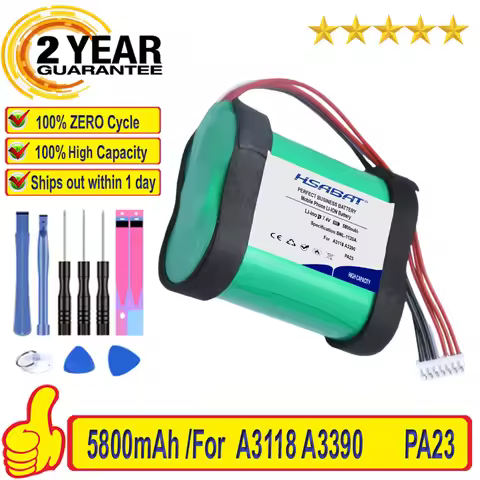 Top Brand 100% New 5800mAh PA23 Battery for Anker Soundcore Motion Boom Outdoor Rave Mini Bluetooth 